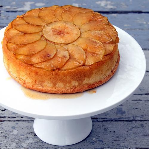 The Upside-Down Apple Slices Cake