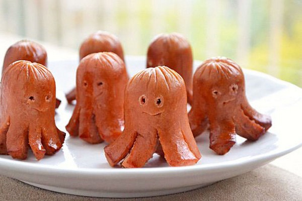 Cute Little Octopus Sausages