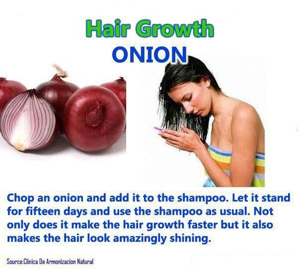 Make Your Hair Grow Faster and Shining with Onion - The Food Hotlist