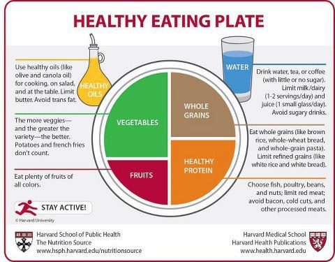 The Healthy Eating Plate Chart