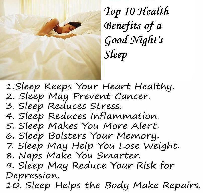 Top 10 Health Benefits of a Good Night’s Sleep