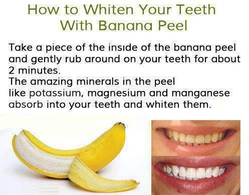 Fastest Way to Whiten Your Teeth with Banana Peel