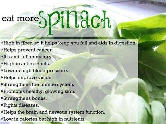 Top Health Benefits to Eat More Spinach