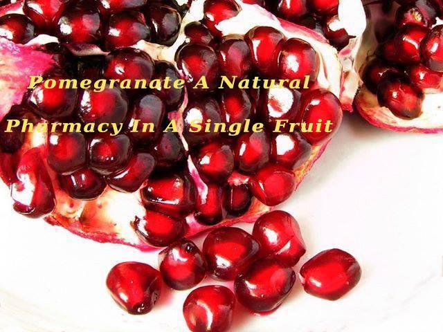 Pomegranate Natural Pharmacy in a Single Fruit