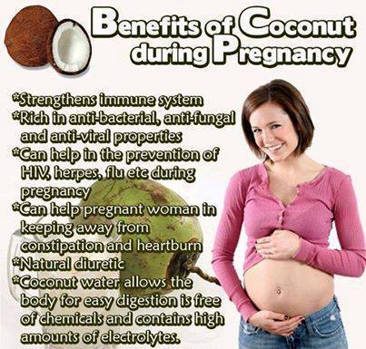 Benefits of Coconut during Pregnancy