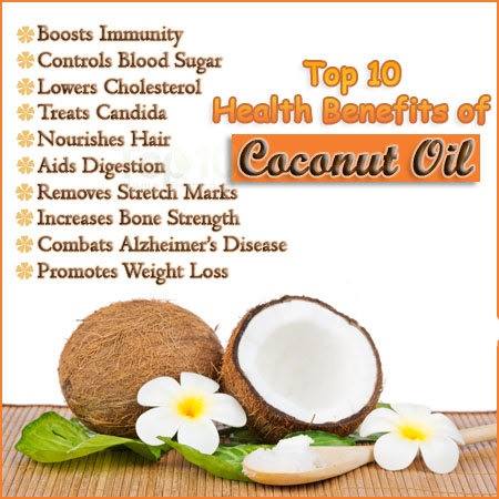 Top 10 Health Benefits of Coconut Oil