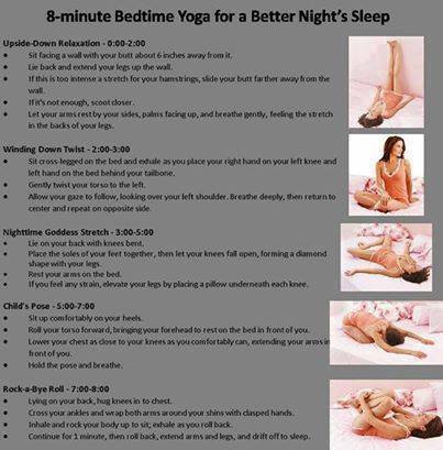 8 Minute Bedtime Yoga For a Better Night’s Sleep