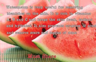 Watermelon for Acne Prevention