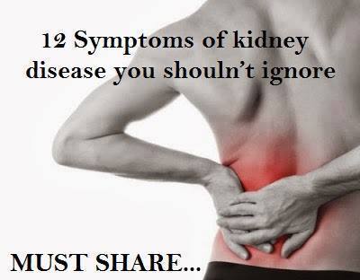 12 Symptoms of Kidney Disease You Shouln’t Ignore