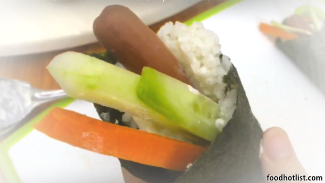 How to Make Temaki Sushi/ Japanese Hand Roll