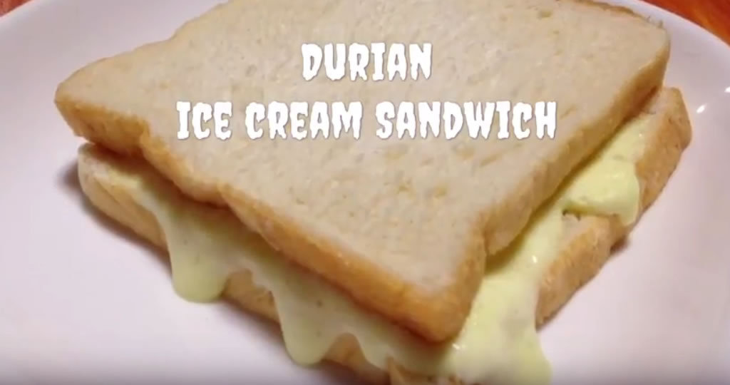 Durian Ice Cream Sandwich